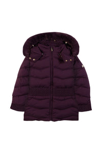 Doudoune Esprit romantique - Aubergine