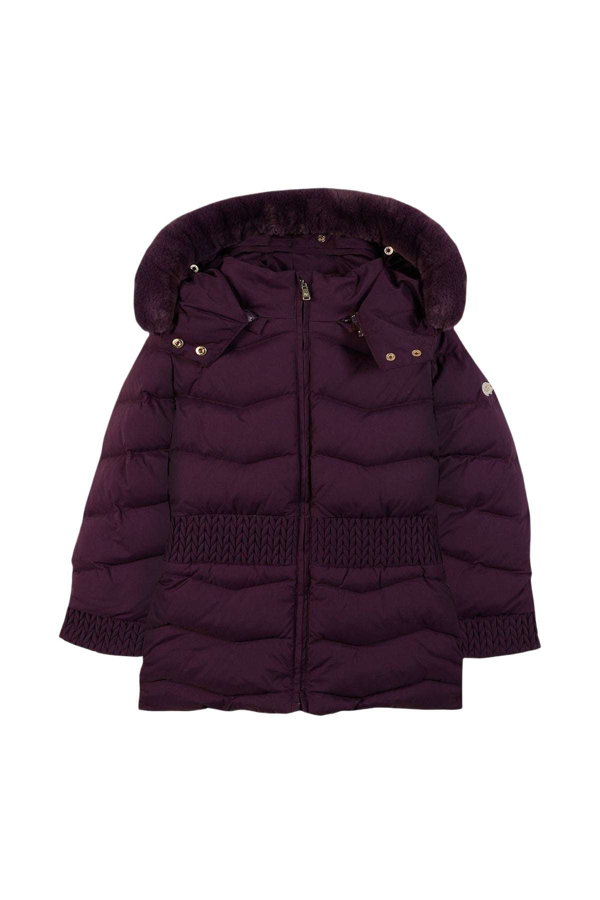 Doudoune Esprit romantique - Aubergine