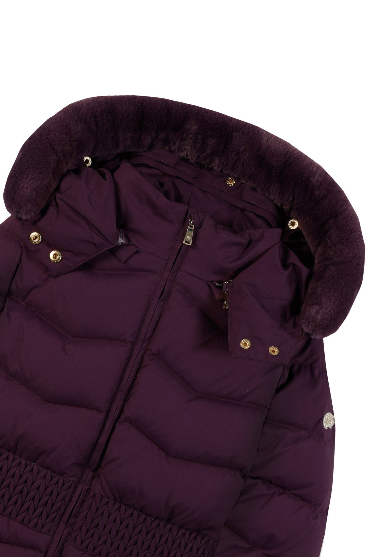 Doudoune Esprit romantique - Aubergine