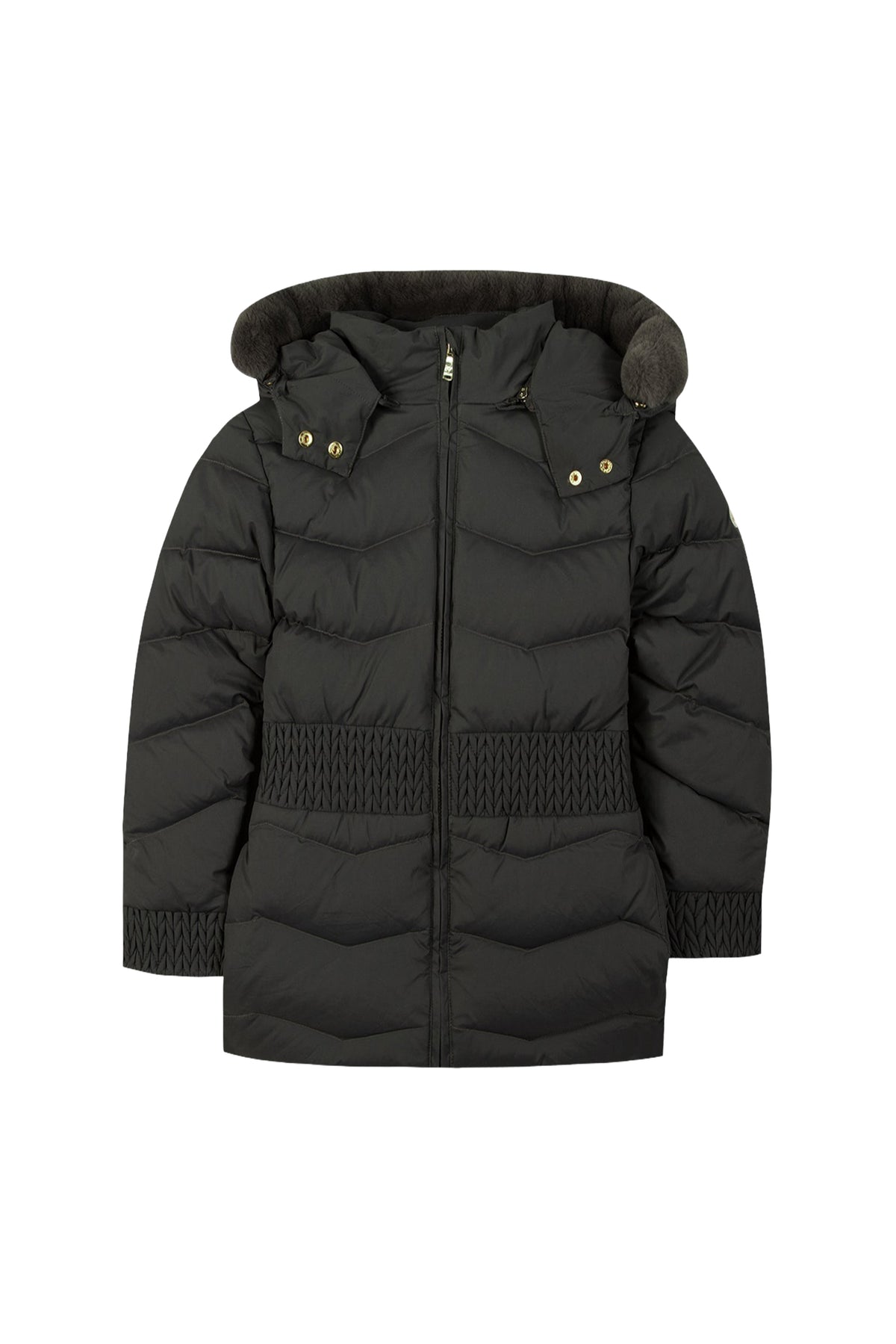 Doudoune esprit romantique - Anthracite
