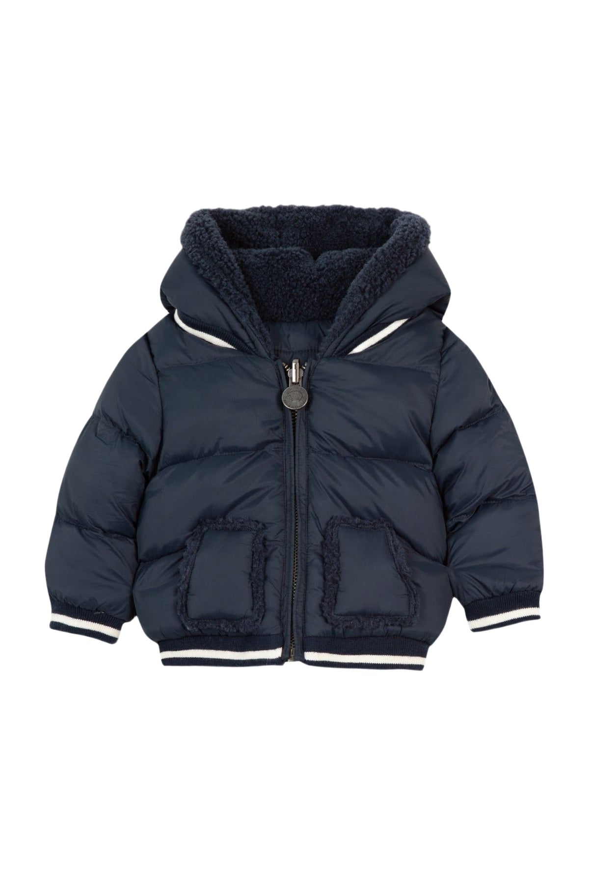 Doudoune Baby globe trotteur - Marine