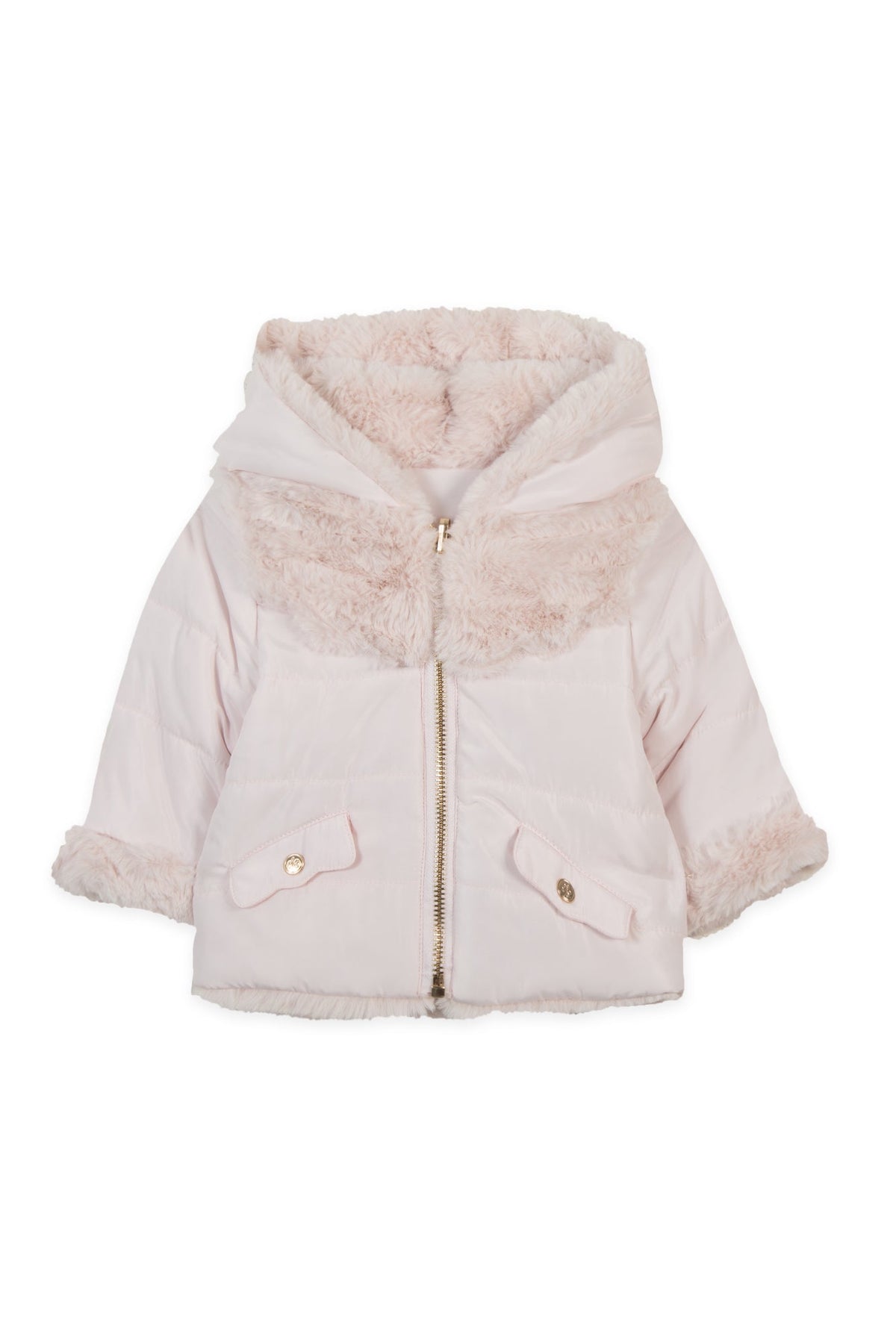 Doudoune Baby promenade romantique - Rose Pâle