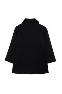 Manteau Globe trotteur en laine - Marine
