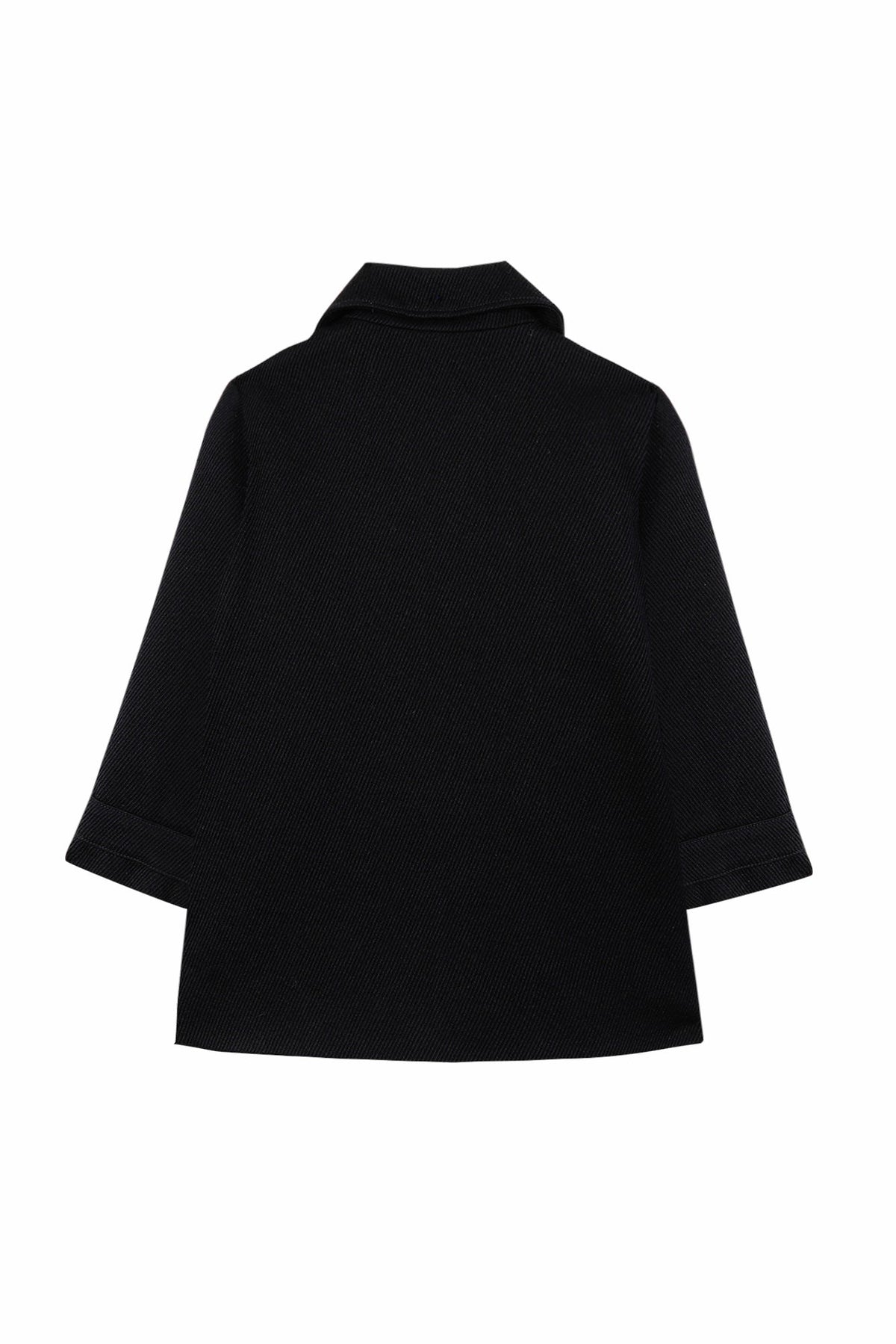 Manteau Globe trotteur en laine - Marine