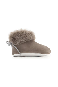 Gris / Chaussons Baby Un Air De Campagne En Cuir - Gris