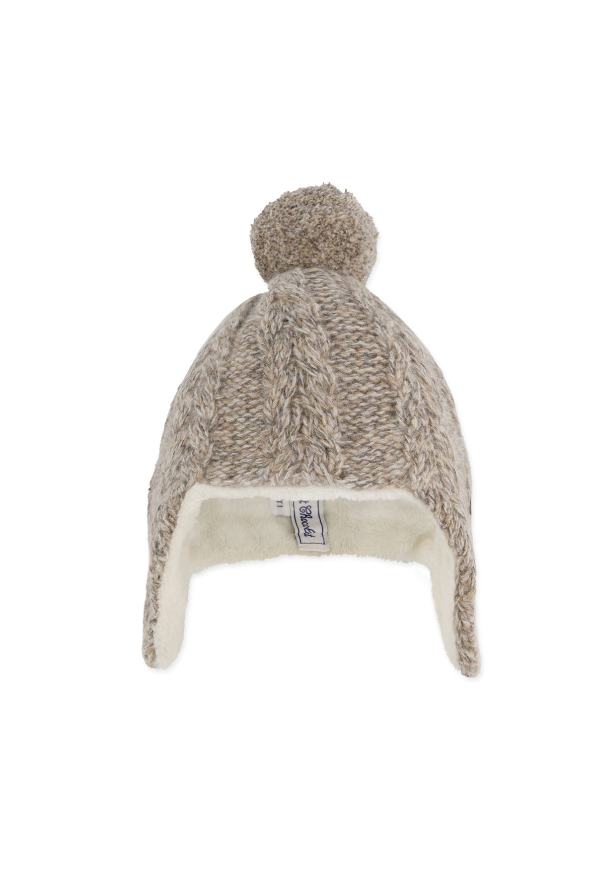 Chataigne / Bonnet Baby Conquete Arctique En Laine - Chataigne