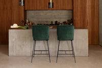 Tabouret de bar Wayne - Vert cèdre