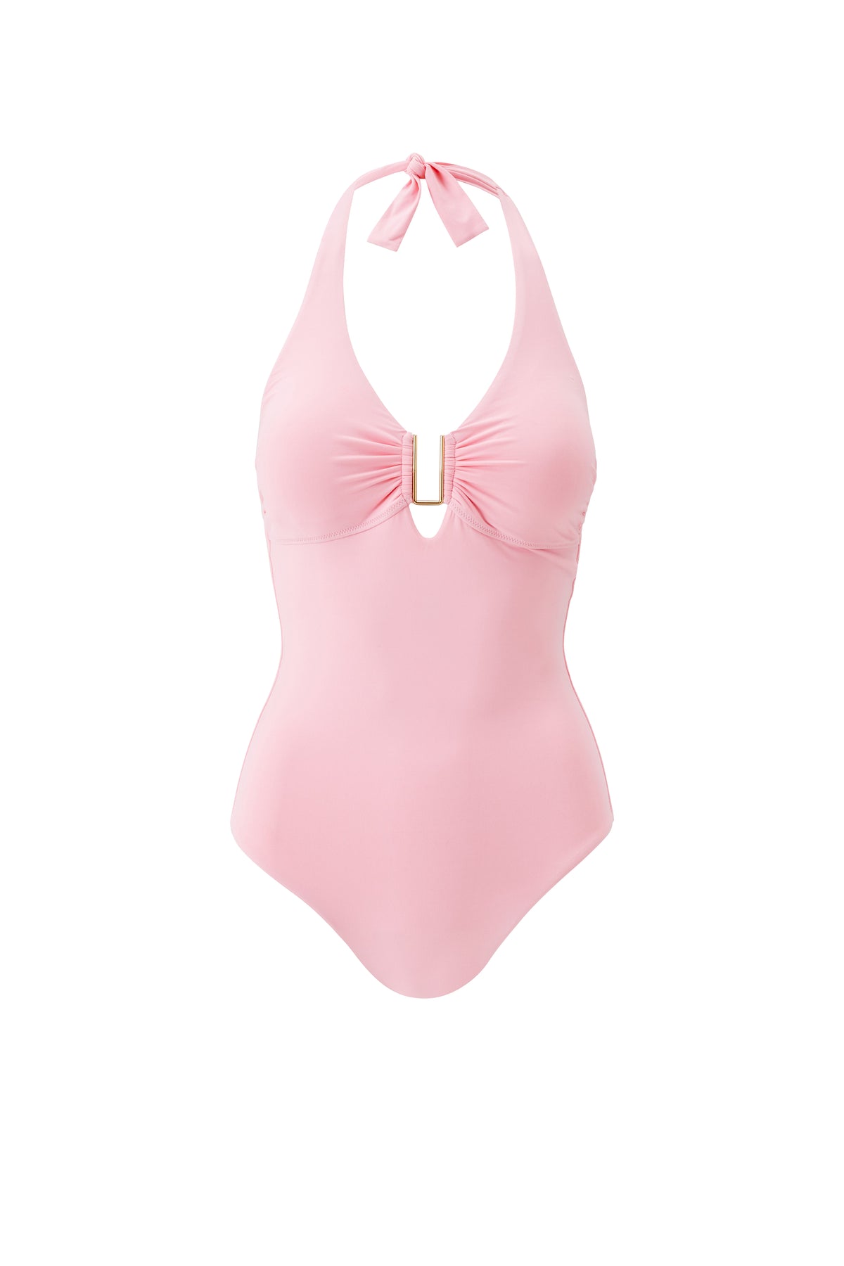 Maillot une pièce halter Tampa - Rose