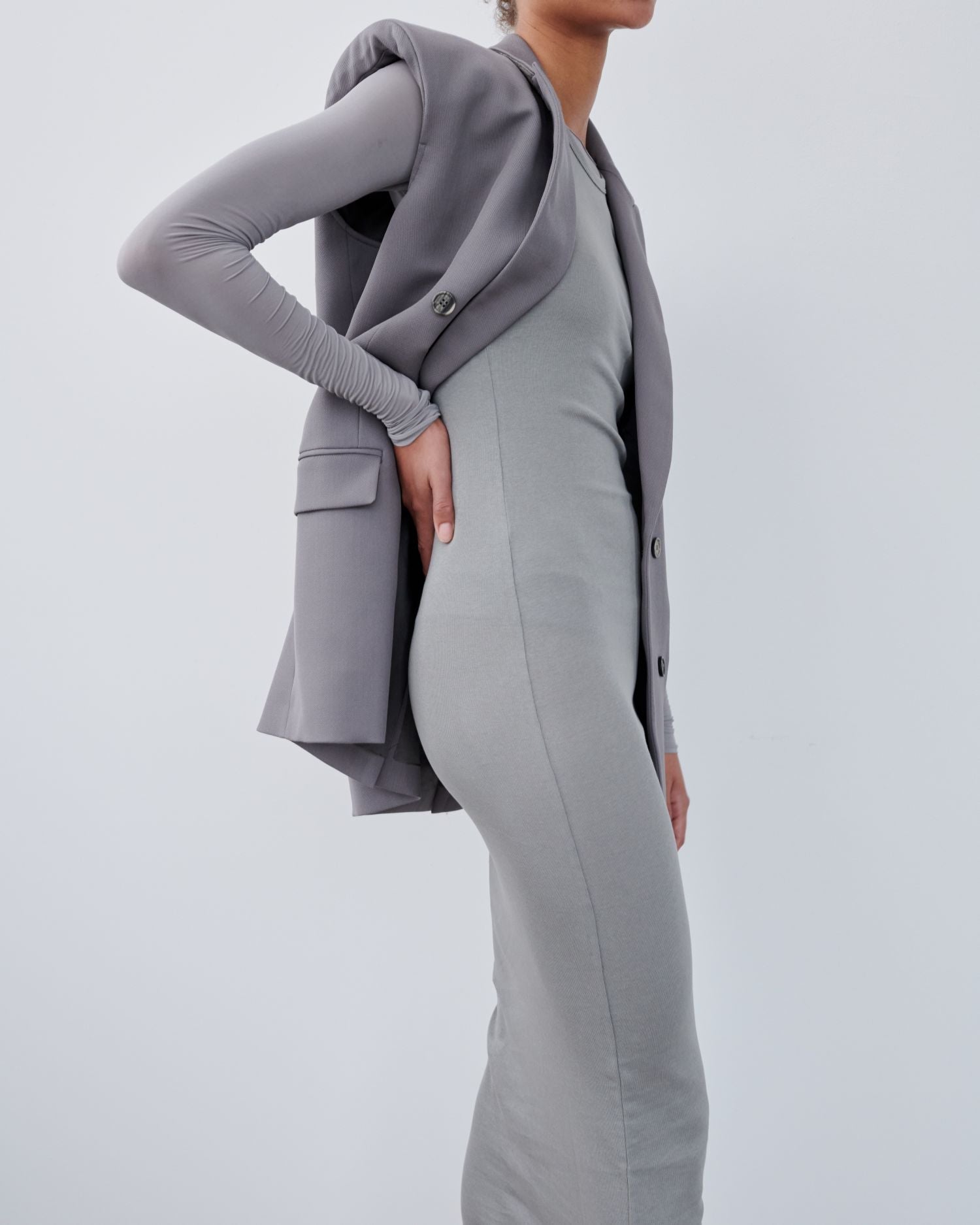 Tank Dress Column - Slate