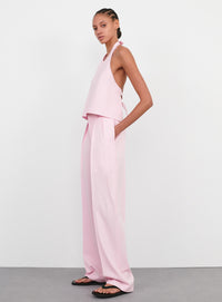 Tapered Low Rise Trouser - Blush