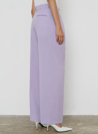 Tapered Low Rise Trouser - Lilac