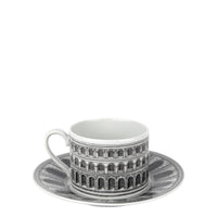 Architettura porcelain teacup - Black & White