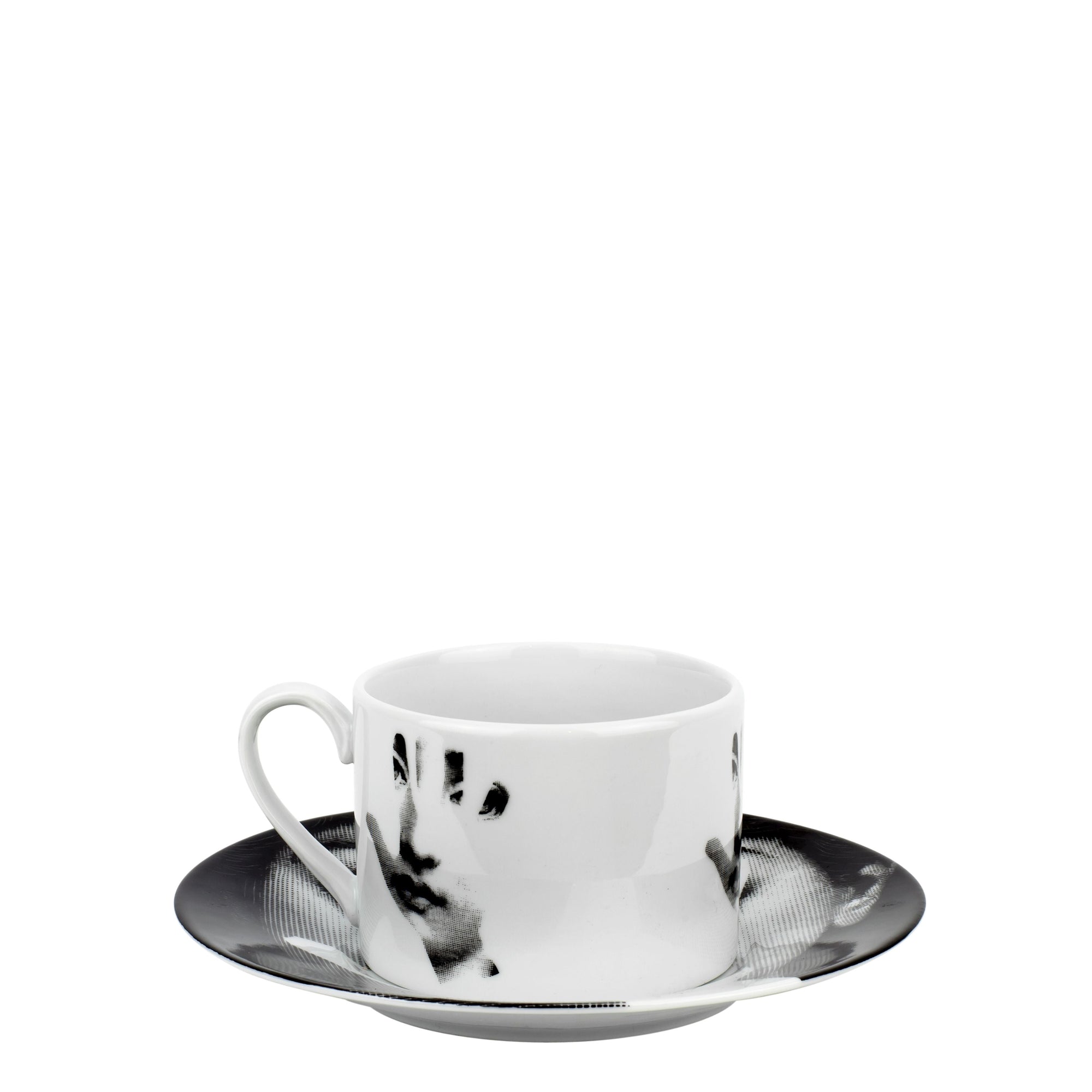 Tema e Variazioni 2005 Mano porcelain teacup - Black & White