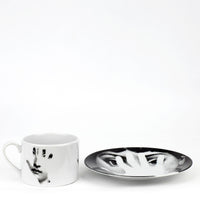 Tema e Variazioni 2005 Mano porcelain teacup - Black & White