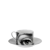 Tema e Variazioni n°1 ceramic tea cup - Black & White