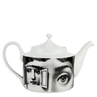 Tema e Variazioni porcelain teapot - Black & White