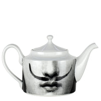 Tema e Variazioni n°21 porcelain teapot - Black & White