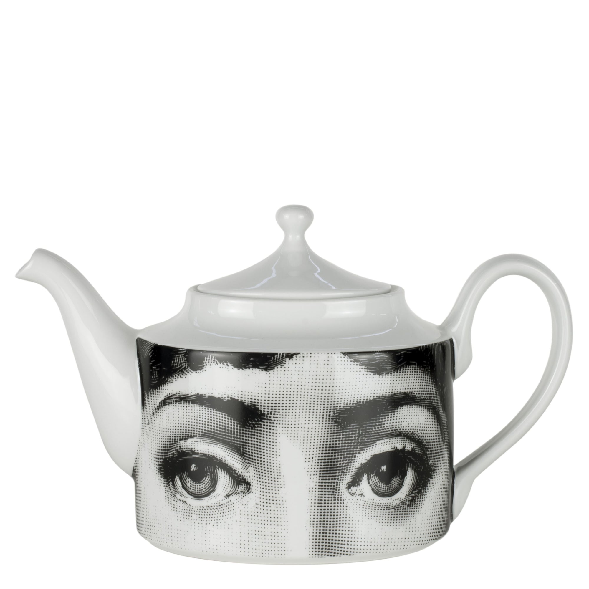 Tema e Variazioni n°21 porcelain teapot - Black & White