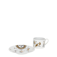 Astronomici n°6 porcelain teacup - Gold & Black & White