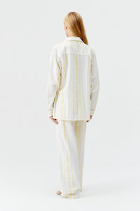 Chemise Tina à rayures - Yellow Stripe