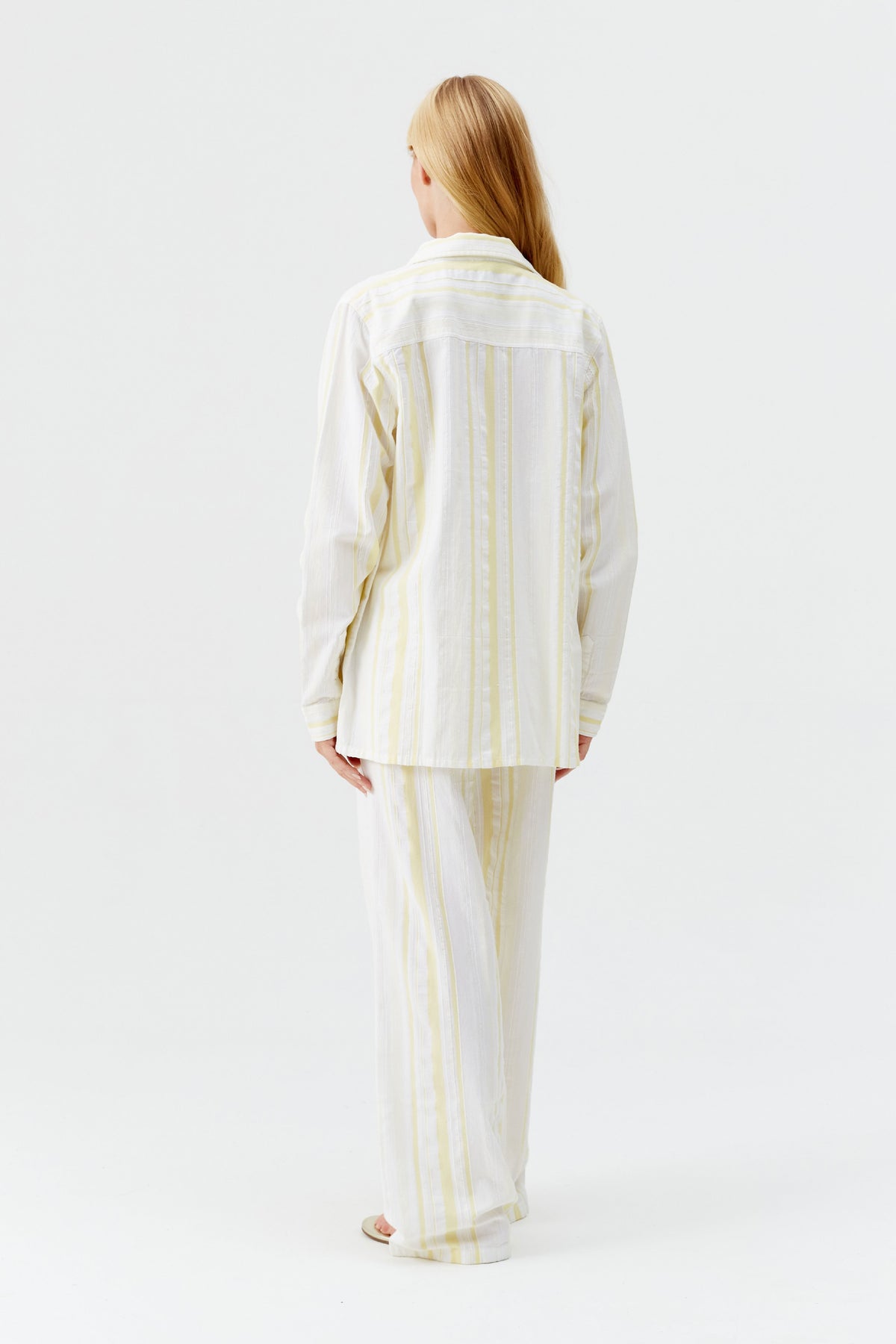 Chemise Tina à rayures - Yellow Stripe