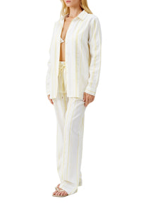 Chemise Tina à rayures - Yellow Stripe