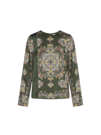 Blouse manches longues - Verde Fantasia
