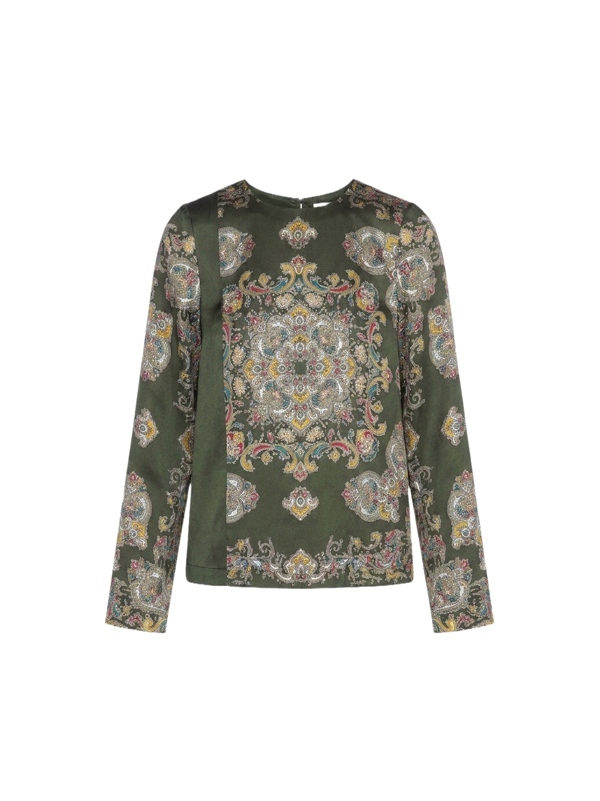 Blouse manches longues - Verde Fantasia