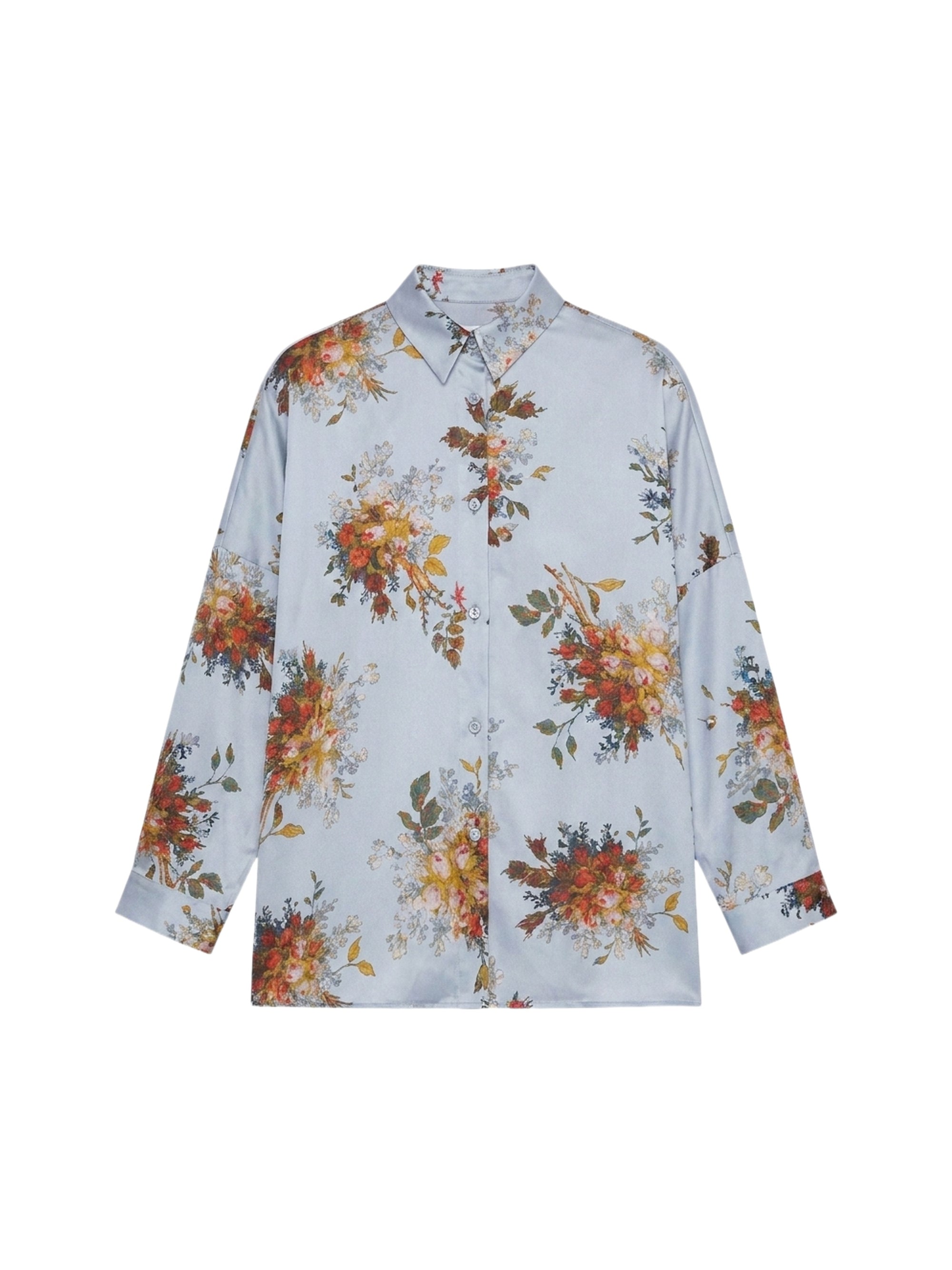 Chemise avec boutons - Azzurro Fantasia