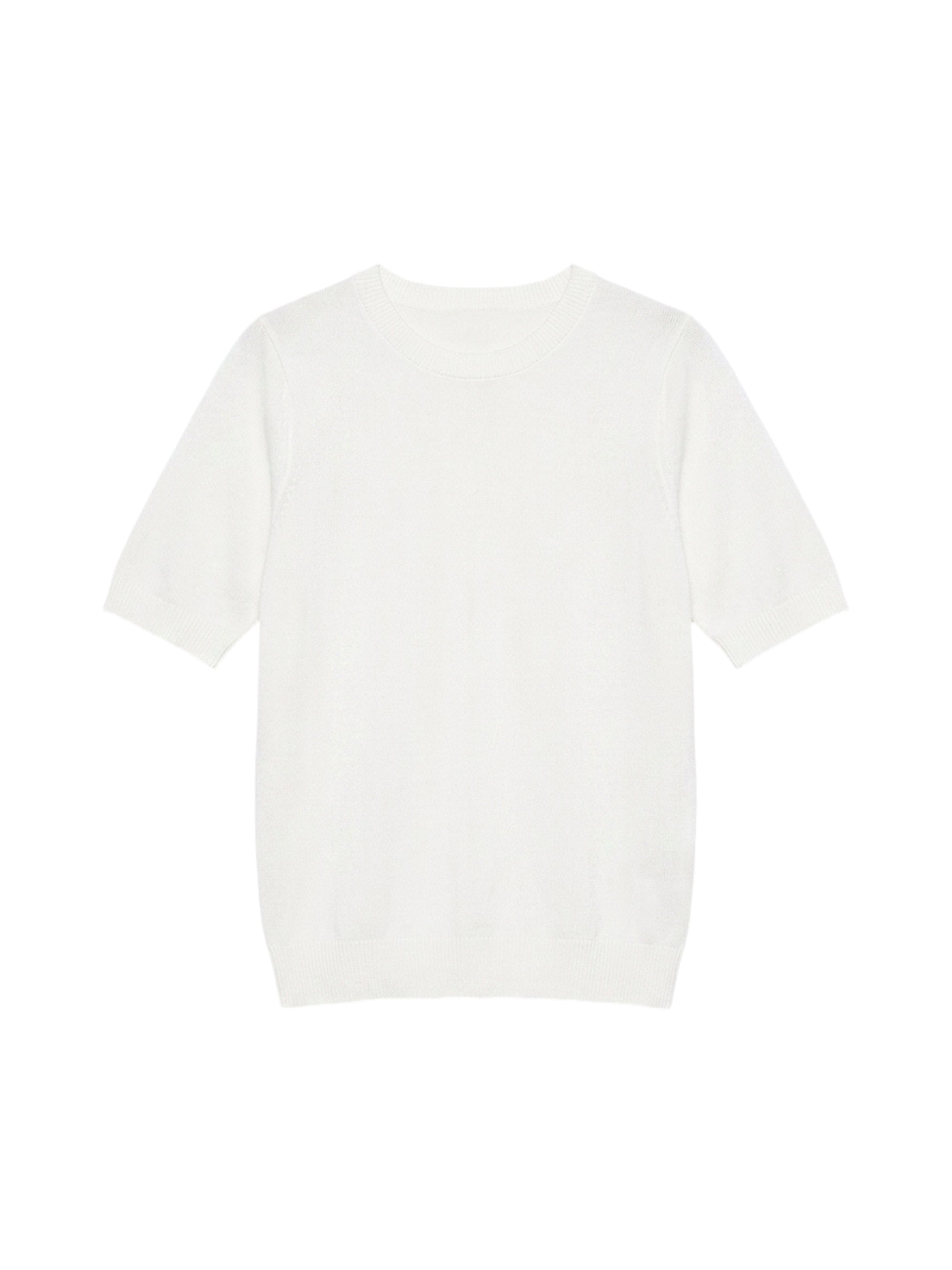 Polo en maille - Bianco Fantasia Blu