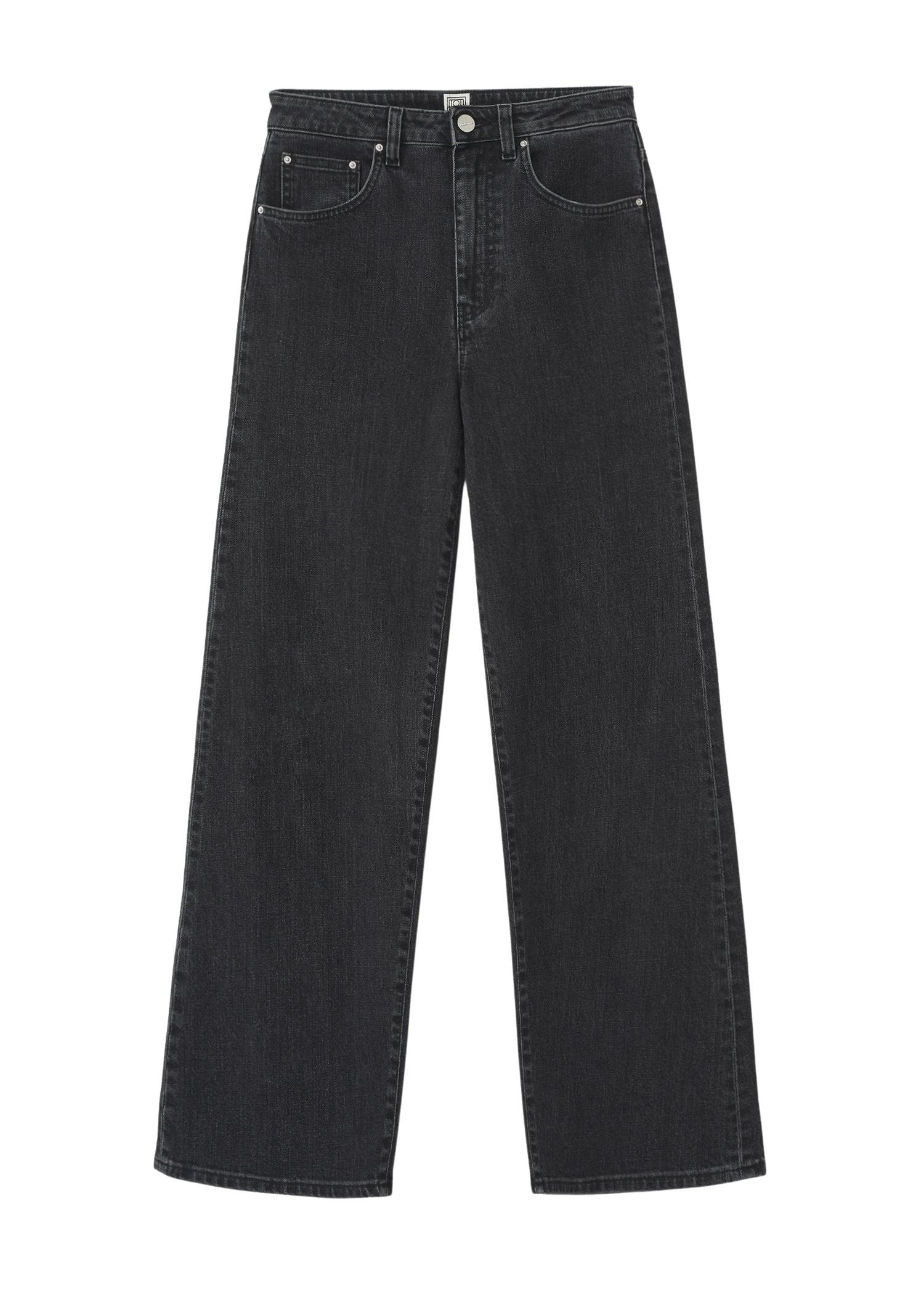 Jean coupe évasée en denim - Grey Wash