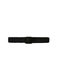 Ceinture tressée étroite - Black