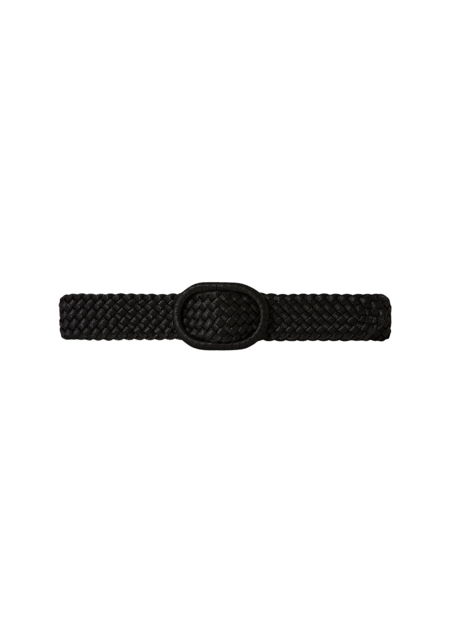 Ceinture tressée large - Black