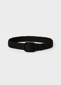 Ceinture tressée large - Black