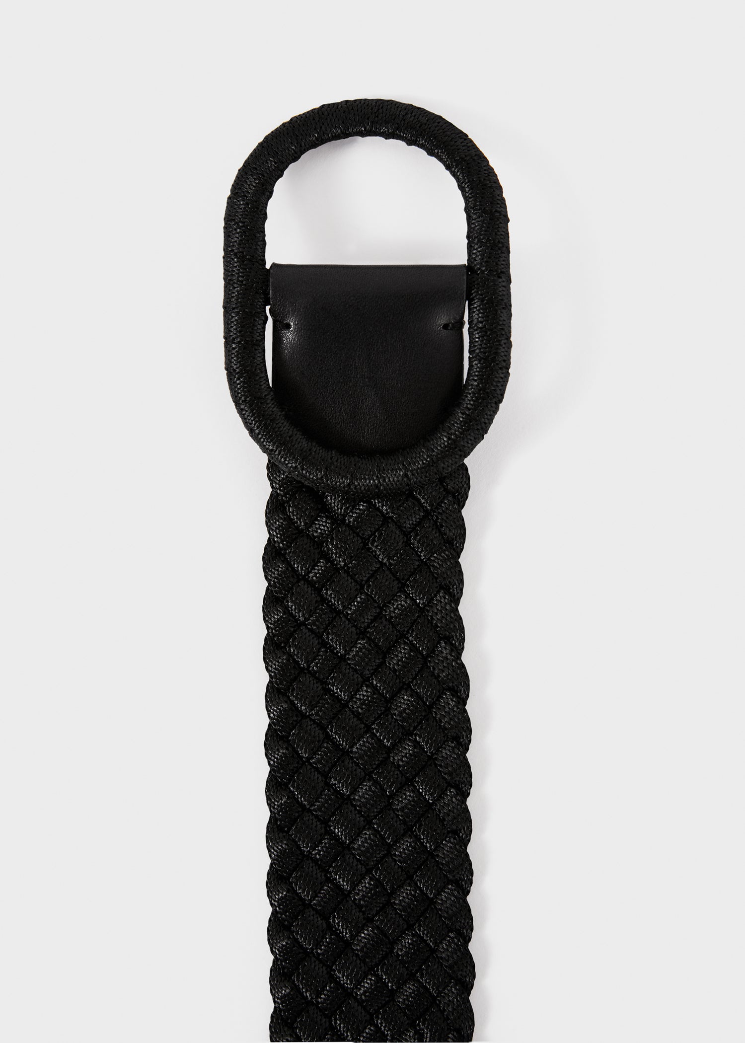Ceinture tressée large - Black