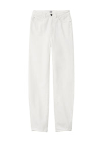 Pantalon à pattes de baril en denim - Off White
