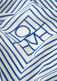Monogram scarf - Cobalt