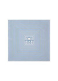Monogram scarf - Cobalt