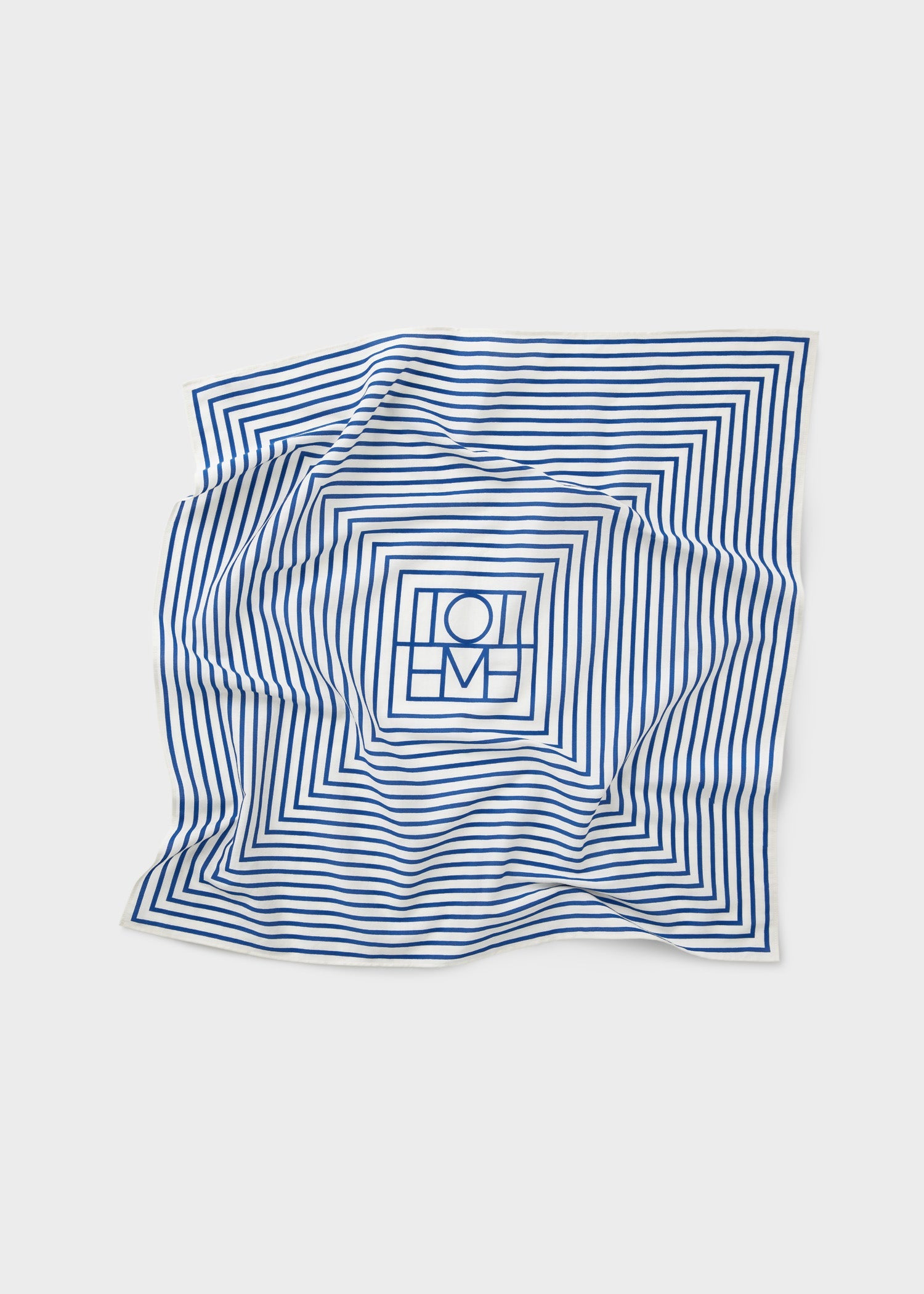 Monogram scarf - Cobalt