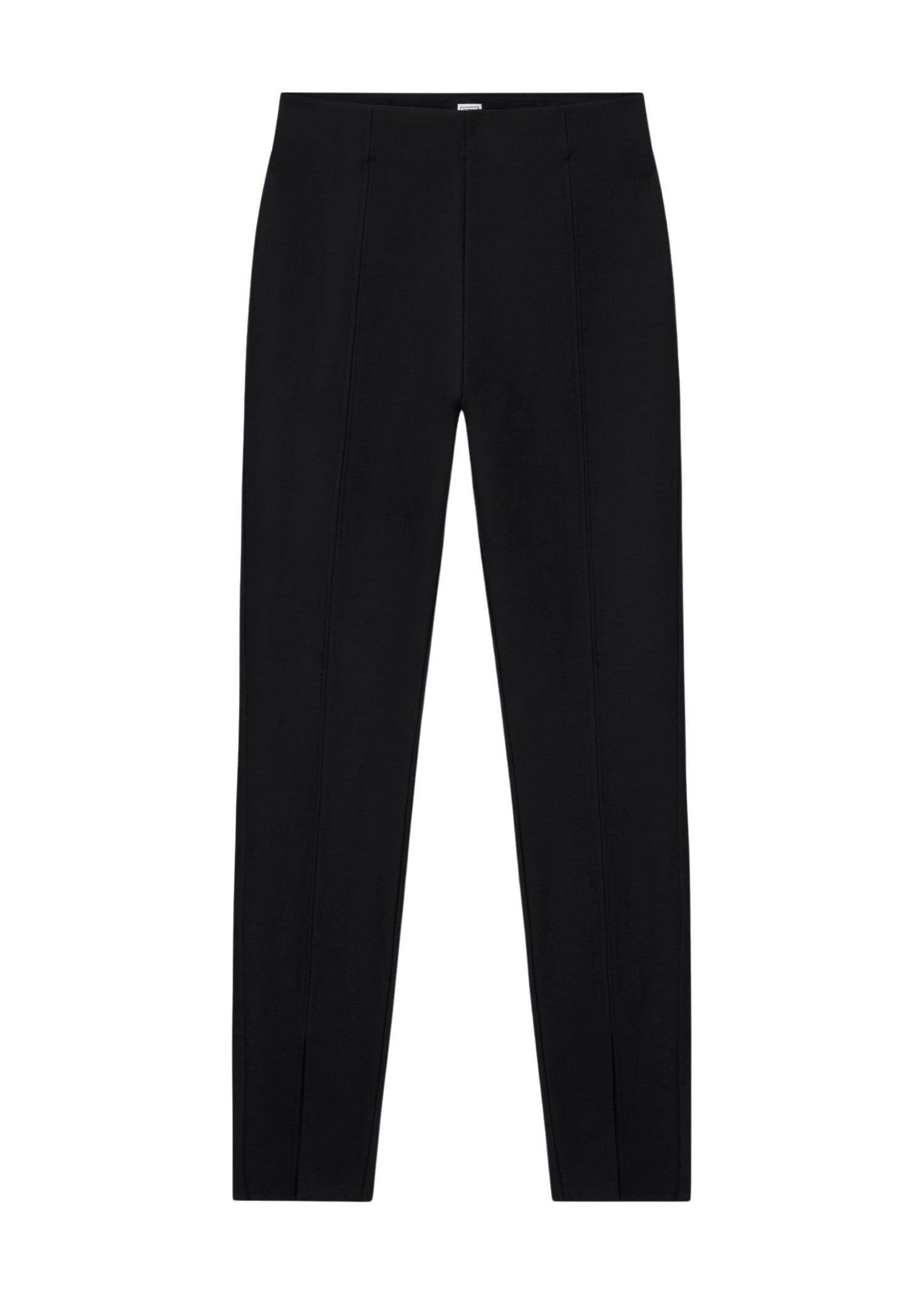 Pantalon skinny fendu en lin - Black