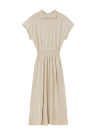 Robe polo midi en laine mélangée - Harvest