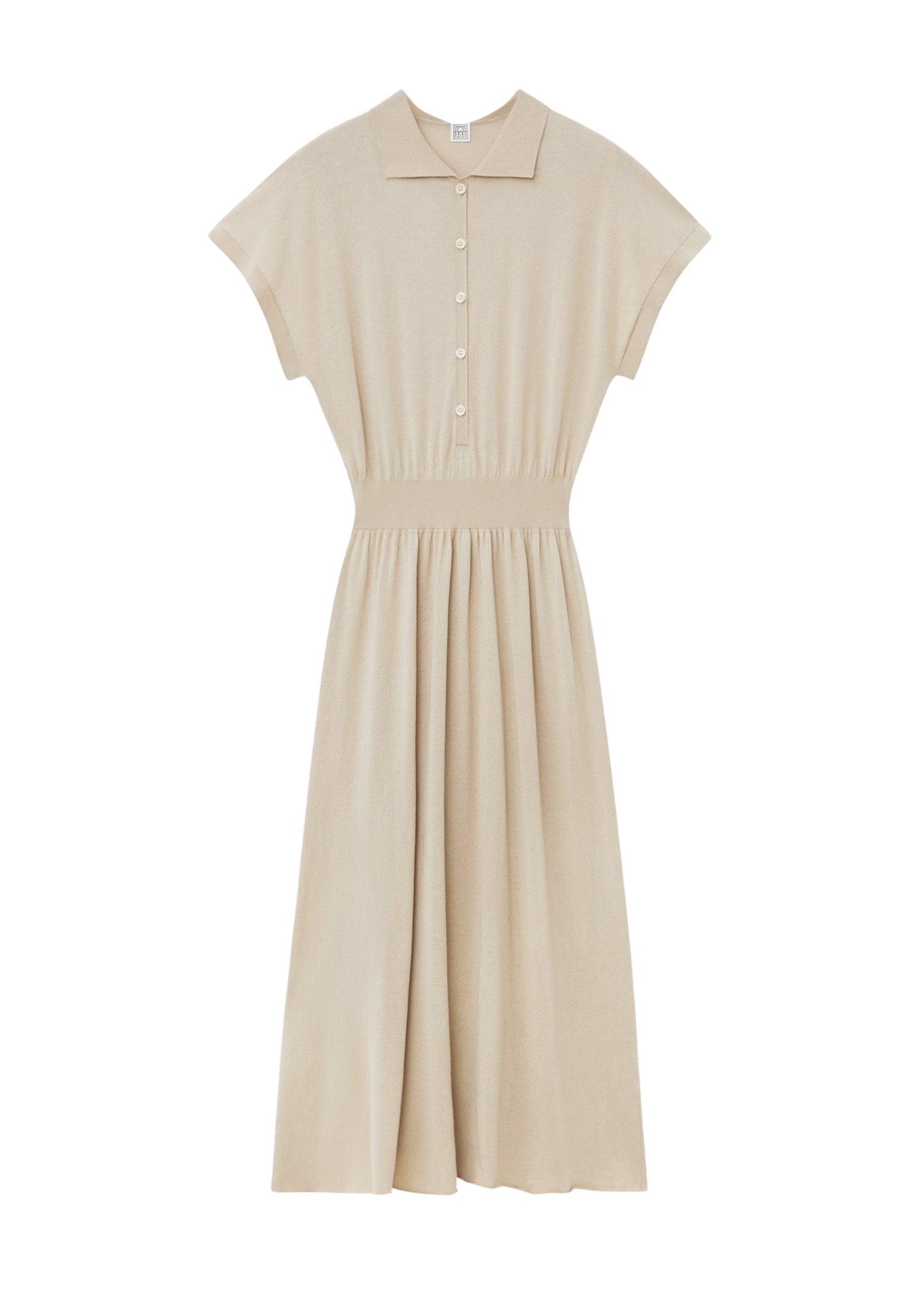 Robe polo midi en laine mélangée - Harvest