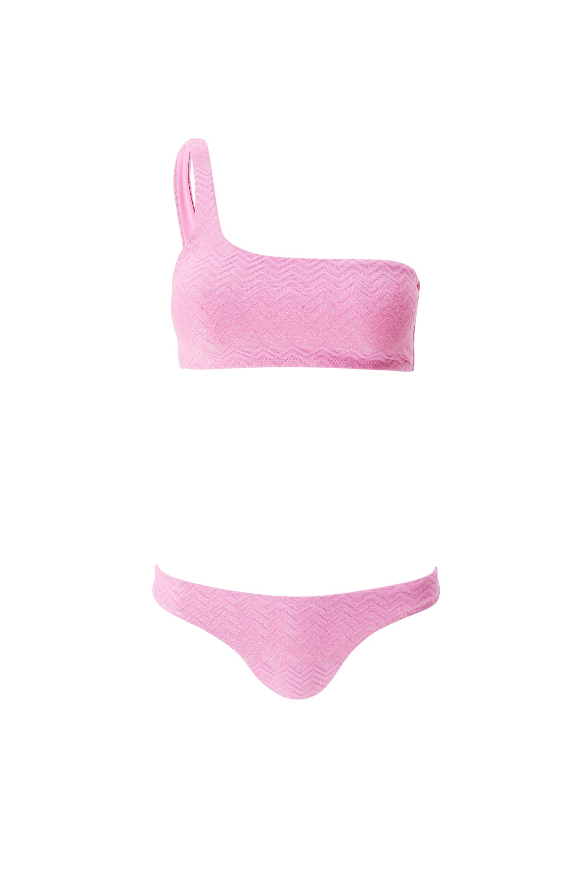 Zigzag Pink Bas de bikini - Zigzag Pink