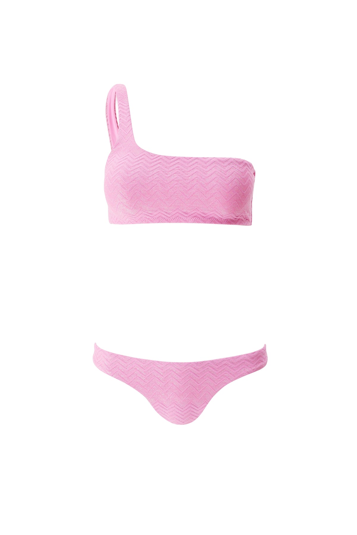Zigzag Pink Haut de bikini - Zigzag Pink