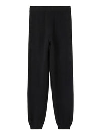 Pantalon de jogging en laine et cachemire mélangé - Noir