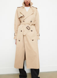 Trench coat long - Khaki