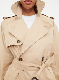 Trench coat long - Khaki
