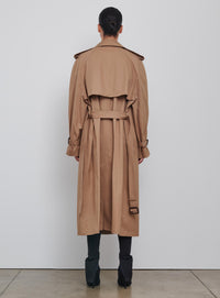 Trench coat long - Tan