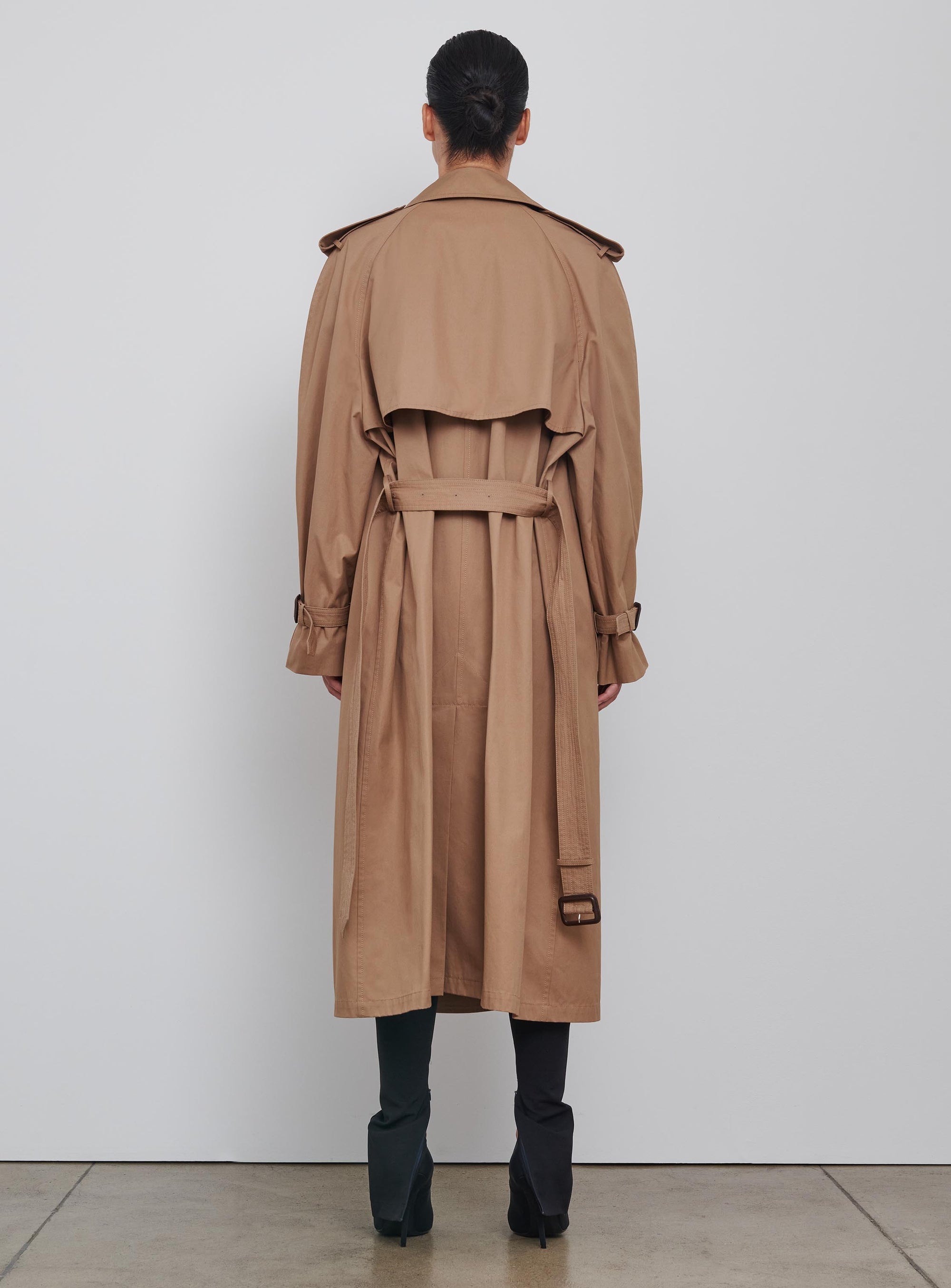 Trench coat long - Tan