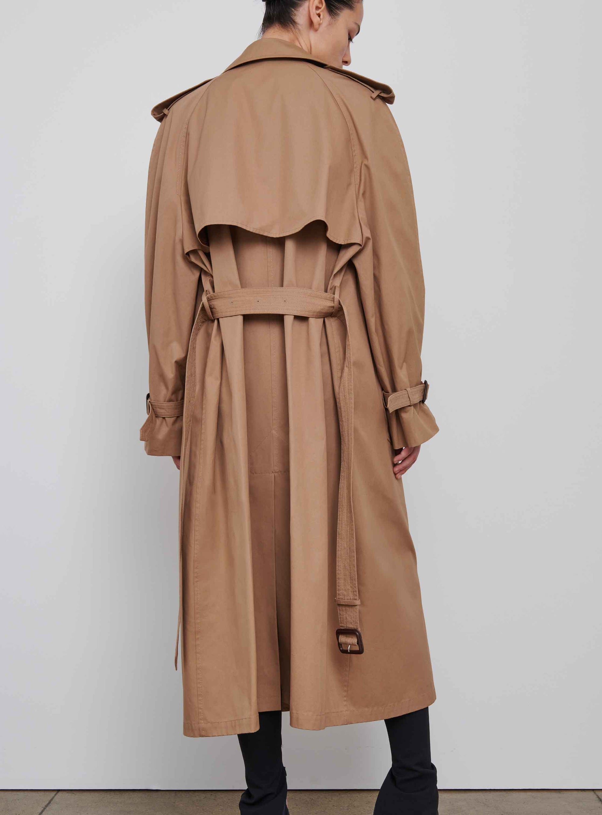 Trench coat long - Tan